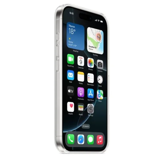 Cover Iphone 16 Pro Clear Case With Magsafe Apple - Clear